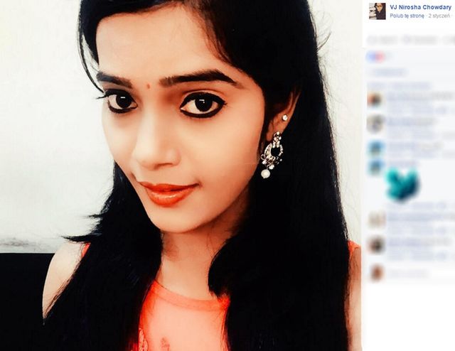 Nirosha Chowdary: Sławna prezenterka popełniła samobójstwo! Nirosha Chowdary: Sławna prezenterka popełniła samobójstwo!