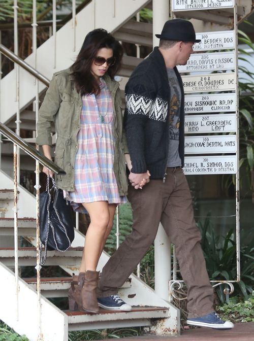 Channing Tatum nie odstępuje ciężarnej żony na krok (FOTO)