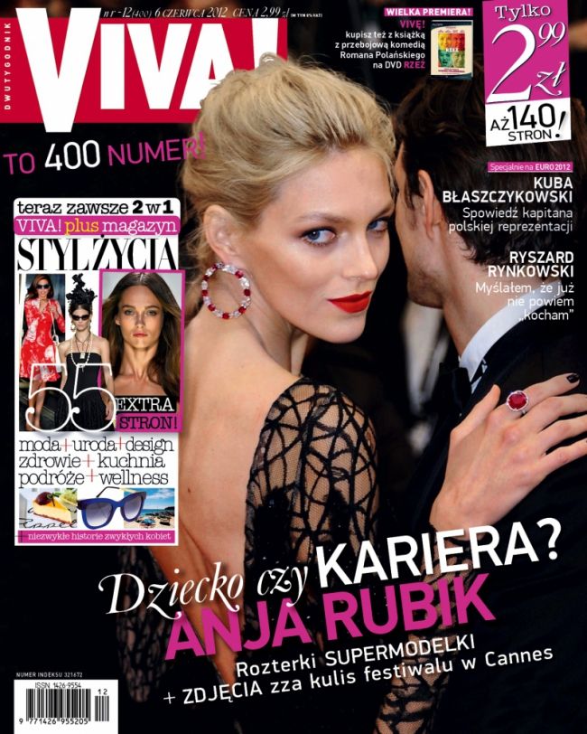 Anja Rubik z mężem na okładce Vivy! (FOTO)