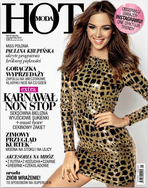 Paulina Krupińska w magazynie HOT Moda (FOTO)