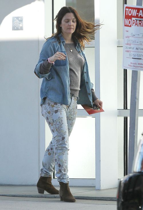 Drew Barrymore bez makijażu (FOTO)