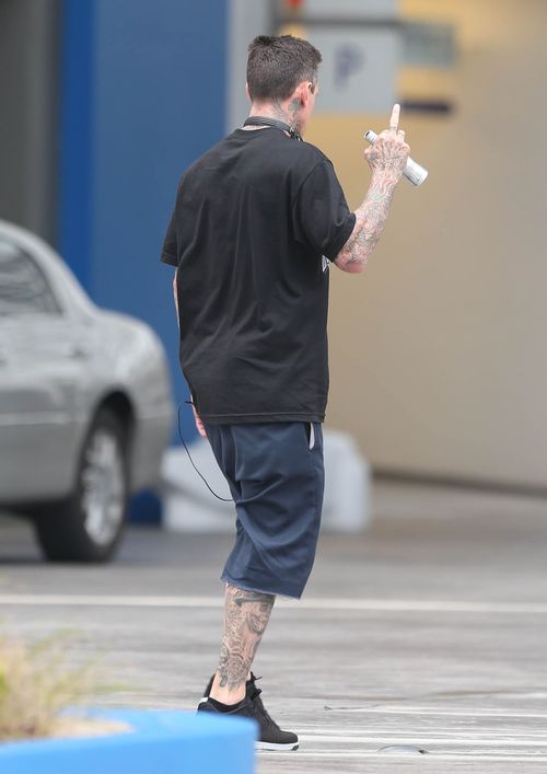 Mąż Pink w kiepskim humorze (FOTO)