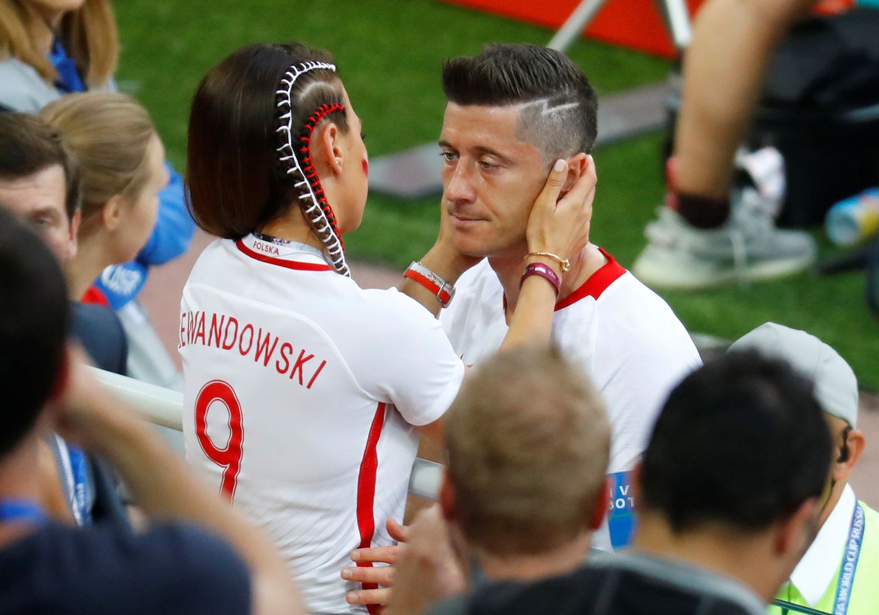 Robert Lewandowski o zarzutach, że buziak po meczu był ustawką