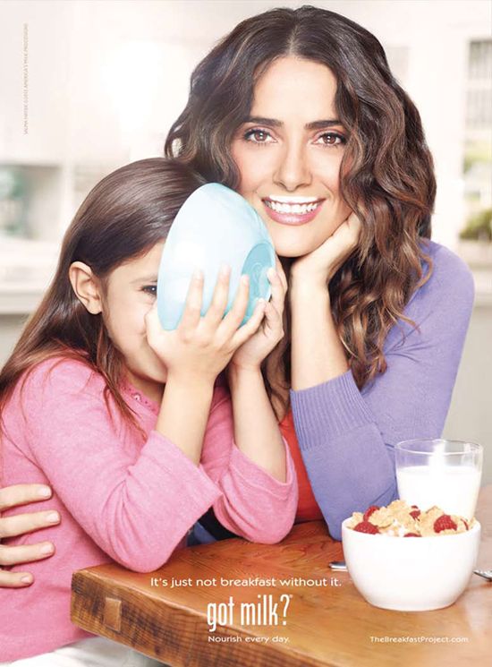 Selma Hayek w kampani Got Milk (FOTO)