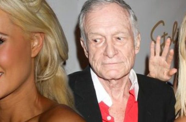 Hugh Hefner z obecną i ex dziewczyną (FOTO)