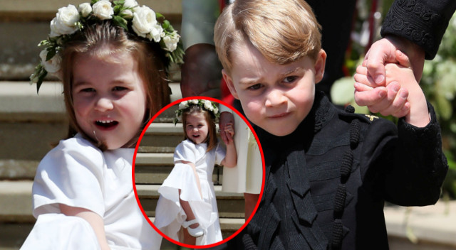 Wygibasy księżniczki Charlotte skradły uroczystość zaślubin Meghan i księcia Harry’ego Wygibasy księżniczki Charlotte skradły uroczystość zaślubin Meghan i księcia Harry’ego
