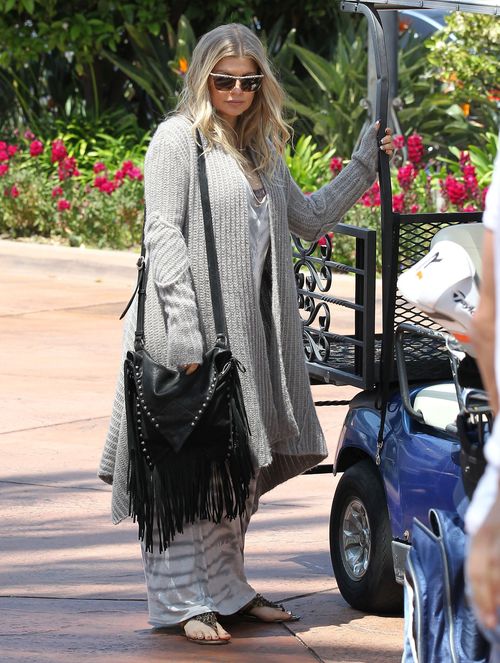 Fergie już nie udaje się ukryć ciążowego brzuszka (FOTO)