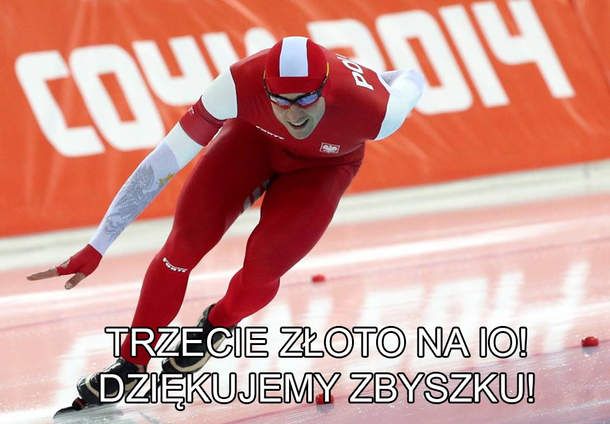 Zbigniew Bródka zdobył złoty medal! Zbigniew Bródka zdobył złoty medal!