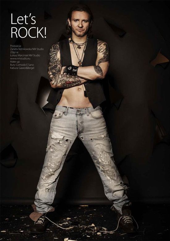 Majdan chwali się klatą na okładce magazynu dla pań  (FOTO)