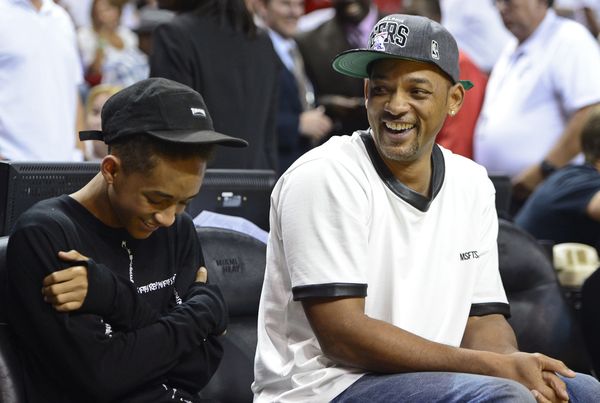 Męski wypad na mecz Willa Smitha z Jadenem (FOTO)