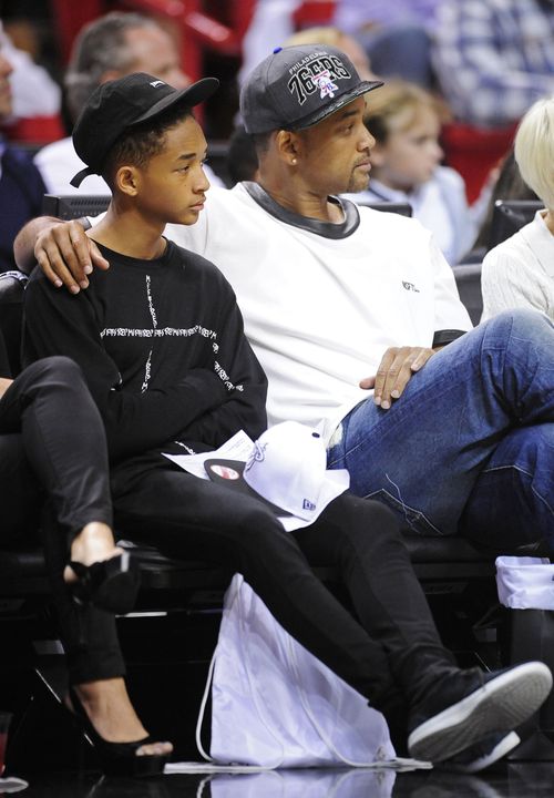 Męski wypad na mecz Willa Smitha z Jadenem (FOTO)