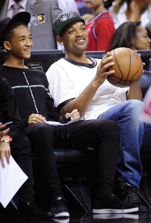 Męski wypad na mecz Willa Smitha z Jadenem (FOTO)