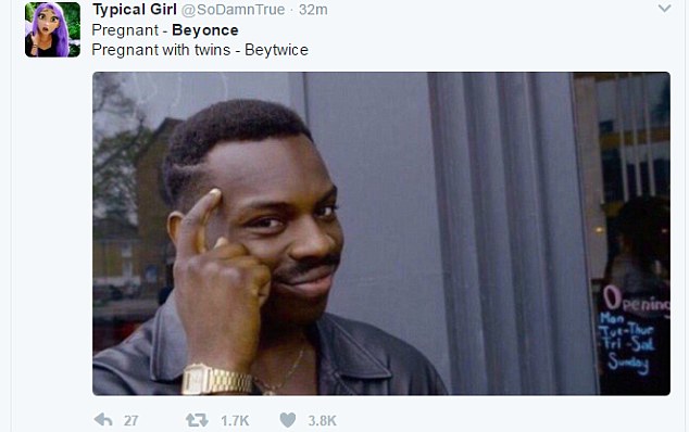 Reakcja fanów na ciąże Beyonce mówi sama za siebie! (Twitter) Reakcja fanów na ciąże Beyonce mówi sama za siebie! (Twitter)