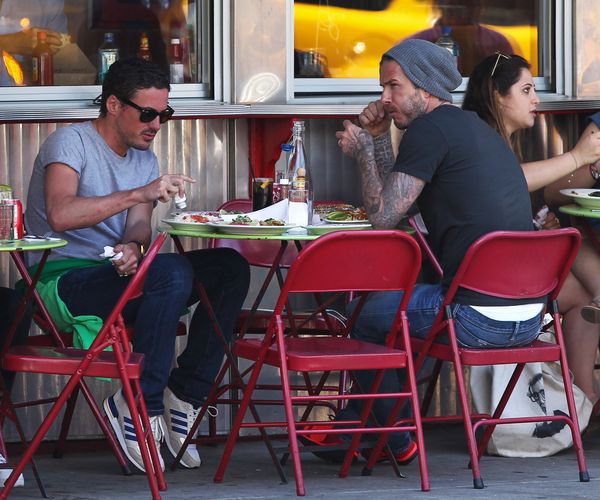 David Beckham ma czas na wypady z kumplem (FOTO)