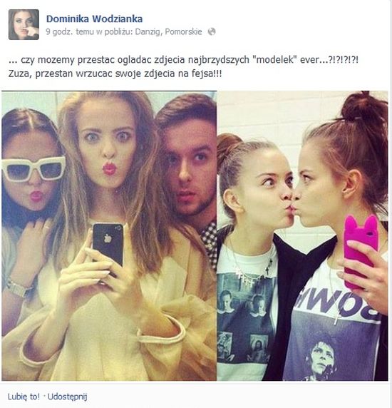 Wodzianka ma dosyć całuśnej Zuzy Kołodziejczyk Wodzianka ma dosyć całuśnej Zuzy Kołodziejczyk