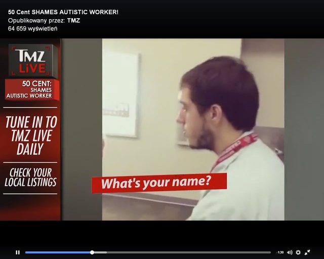 50 Cent NABIJAŁ SIĘ z chorego na autyzm 50 Cent NABIJAŁ SIĘ z chorego na autyzm