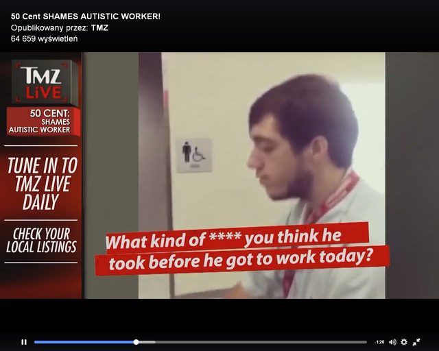 50 Cent NABIJAŁ SIĘ z chorego na autyzm 50 Cent NABIJAŁ SIĘ z chorego na autyzm