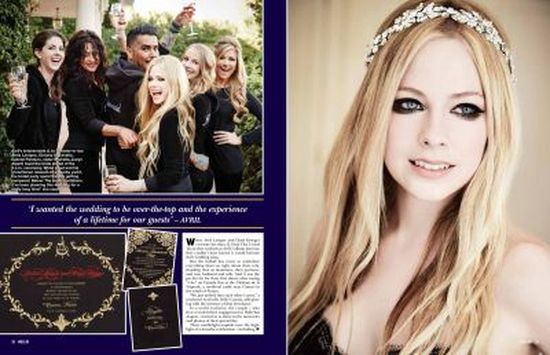 Avril Lavigne miała CZARNĄ suknię ślubną! (FOTO)