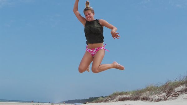 Marta Wierzbicka byczy się nad polskim morzem (FOTO)