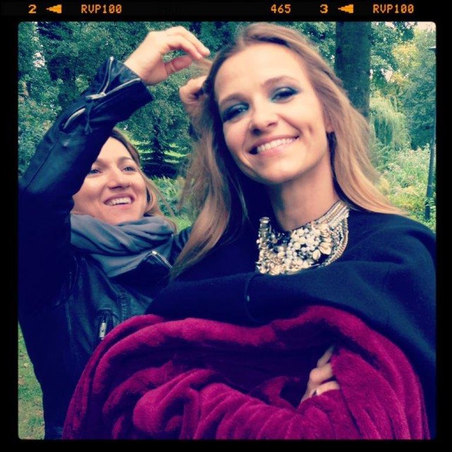 Joanna Koroniewska zza kulis sesji dla HOT Moda Joanna Koroniewska zza kulis sesji dla HOT Moda
