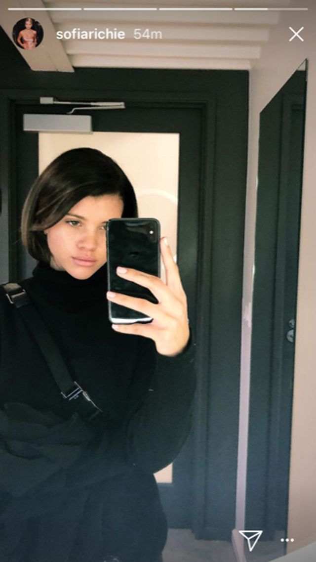 Sofia Richie została brunetką (Instagram) Sofia Richie została brunetką (Instagram)