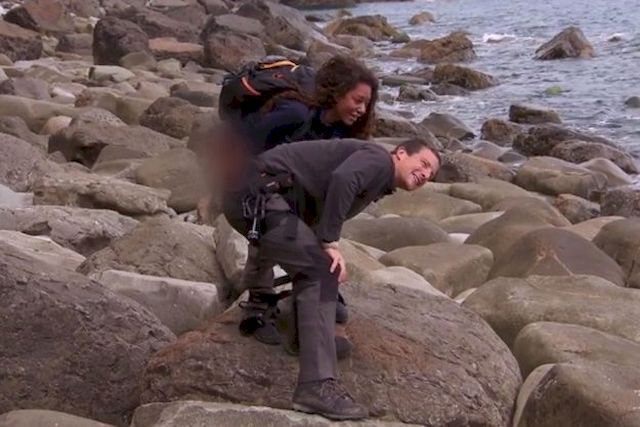 Mel B musiała OBSIKAĆ Beara Gryllsa, aby ulżyć mu w cierpieniu! (VIDEO)