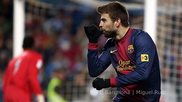 Gerard Pique strzelił bramkę dla synka (FOTO)