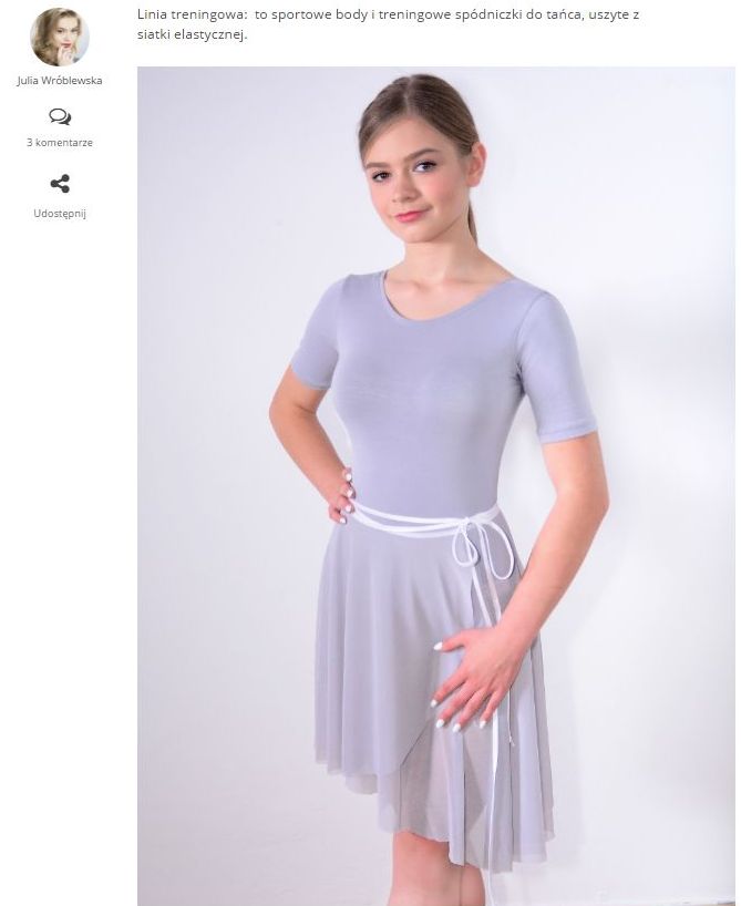 Julia Wróblewska ma WŁASNĄ kolekcję ubrań TUTU Princess Julia Wróblewska ma WŁASNĄ kolekcję ubrań TUTU Princess