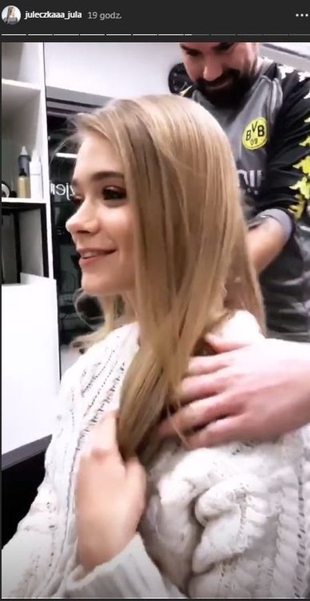 Julia Wróblewska zafundowała sobie DOCZEPY 