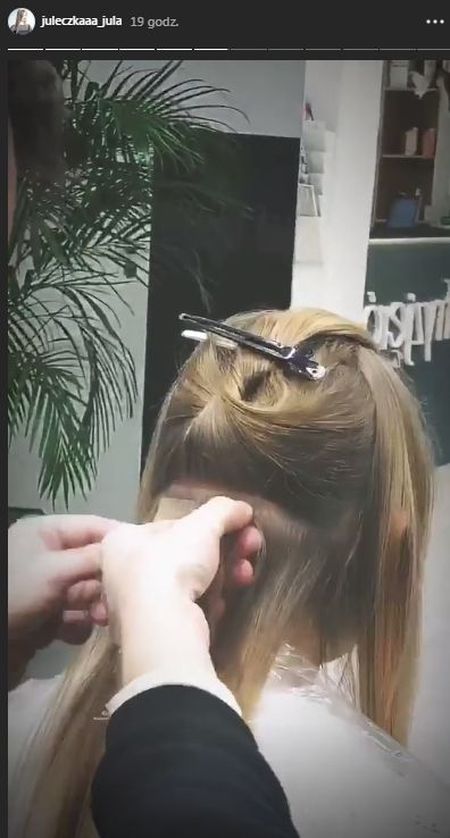 Julia Wróblewska zafundowała sobie DOCZEPY 