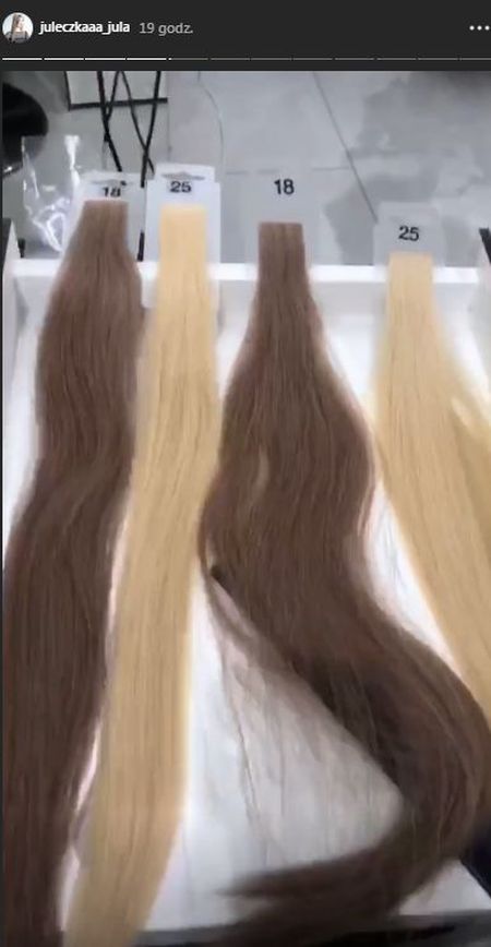 Julia Wróblewska zafundowała sobie DOCZEPY 