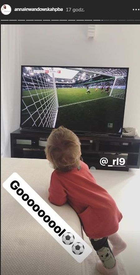 Genialna gra Roberta Lewandowskiego - Anna pokazała, jak kibicowały z Klarą