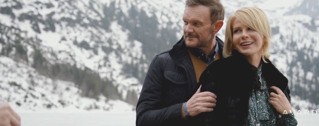 Backstage sesji zdjęciowej z Cezarym Pazurą i Edytą Pazurą dla marki Lavard