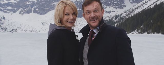 Backstage sesji zdjęciowej z Cezarym Pazurą i Edytą Pazurą dla marki Lavard