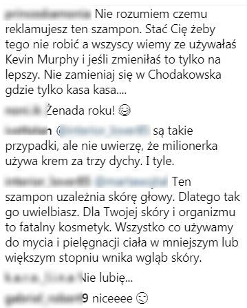 BURZA na Insta Lewandowskiej, poszło o szampon BURZA na Insta Lewandowskiej, poszło o szampon