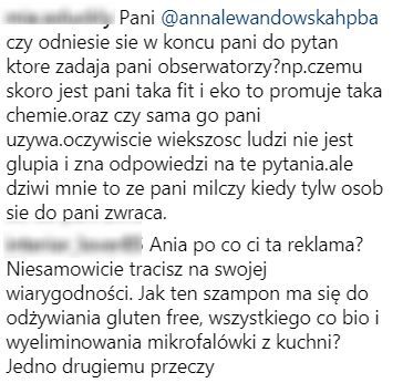 BURZA na Insta Lewandowskiej, poszło o szampon BURZA na Insta Lewandowskiej, poszło o szampon