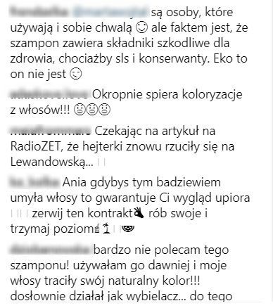 BURZA na Insta Lewandowskiej, poszło o szampon BURZA na Insta Lewandowskiej, poszło o szampon