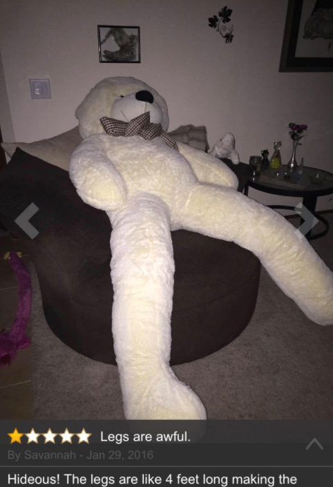 Zamówili wielkiego misia na Amazonie, a kiedy rozpakowała przesyłkę... (ZDJĘCIA)