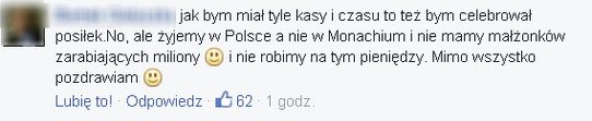 Ta rada Anny Lewandowskiej nie spodobała się internaucie
