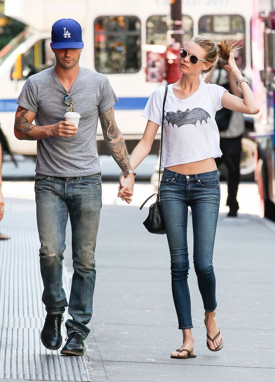 Zakochany Nowy Jork - Adam Levine i Behatii Prinsloo (FOTO)