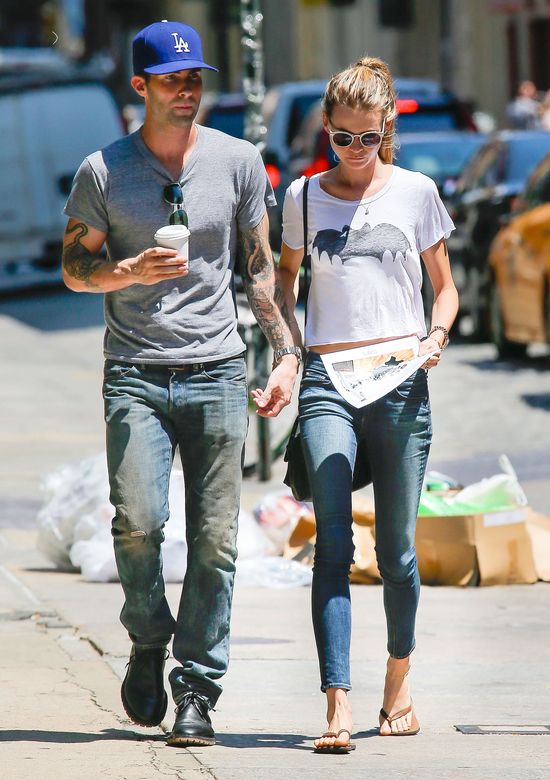 Zakochany Nowy Jork - Adam Levine i Behatii Prinsloo (FOTO)