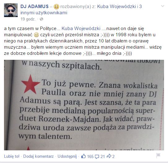 Ostre spięcie na linii Kuba Wojewódzki-Dj Adamus