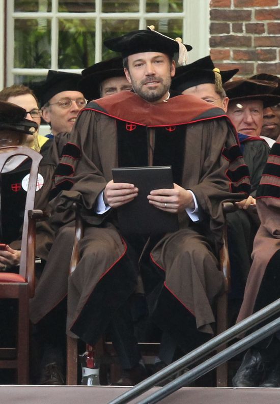 Ben Affleck otrzymał tytuł doktora honoris causa (FOTO) Ben Affleck otrzymał tytuł doktora honoris causa (FOTO)