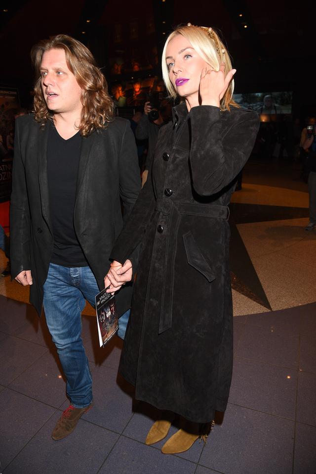 Agnieszka Woźniak-Starak z mężem na premierze (FOTO)