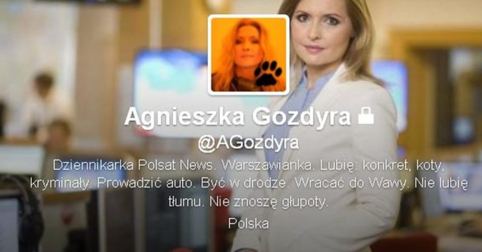 Pyskówka dziennikarki Polsatu na Twitterze Pyskówka dziennikarki Polsatu na Twitterze