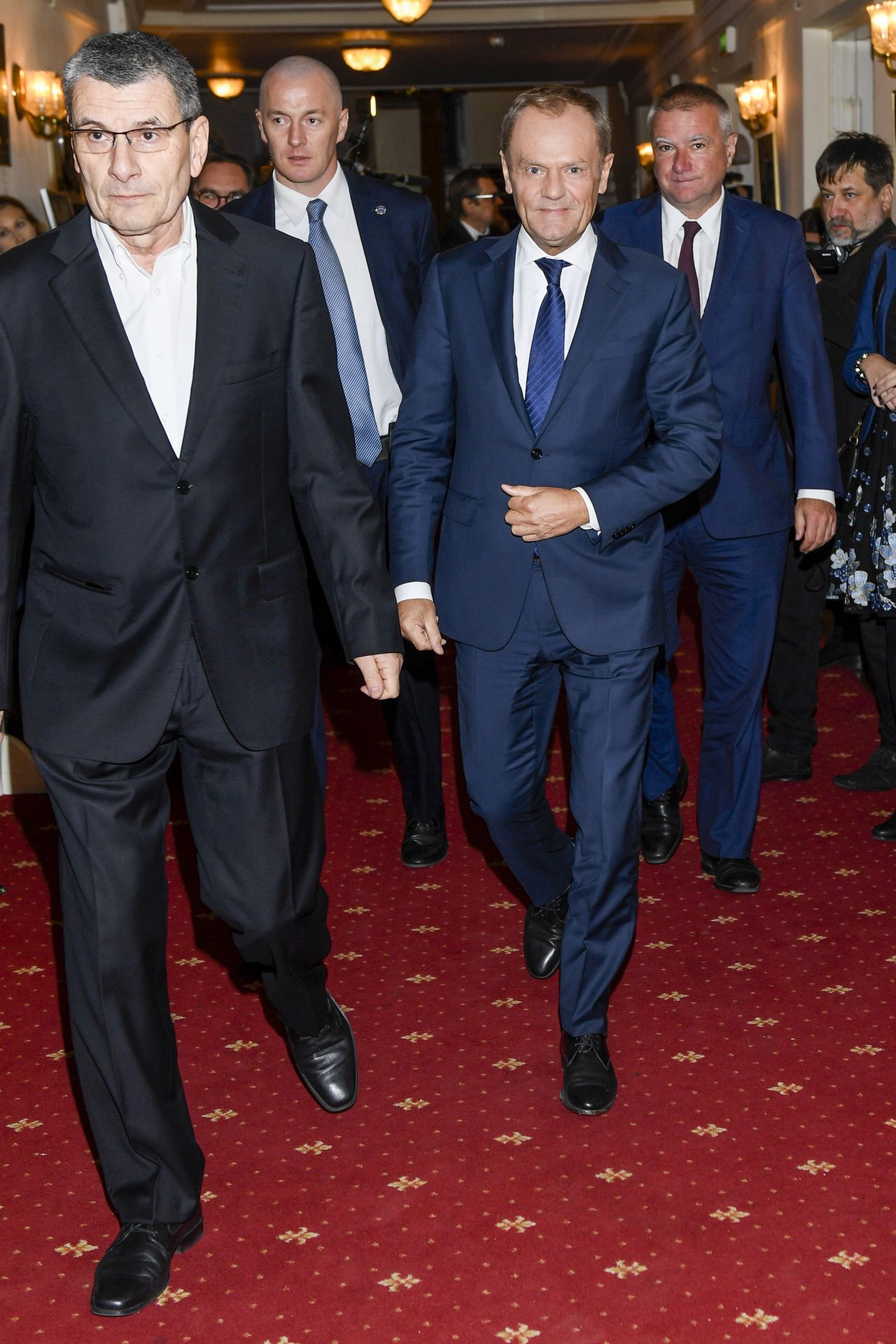 Wojewódzki, Tusk i Żebrowscy na 50-leciu pracy Andrzeja Seweryna (ZDJĘCIA)