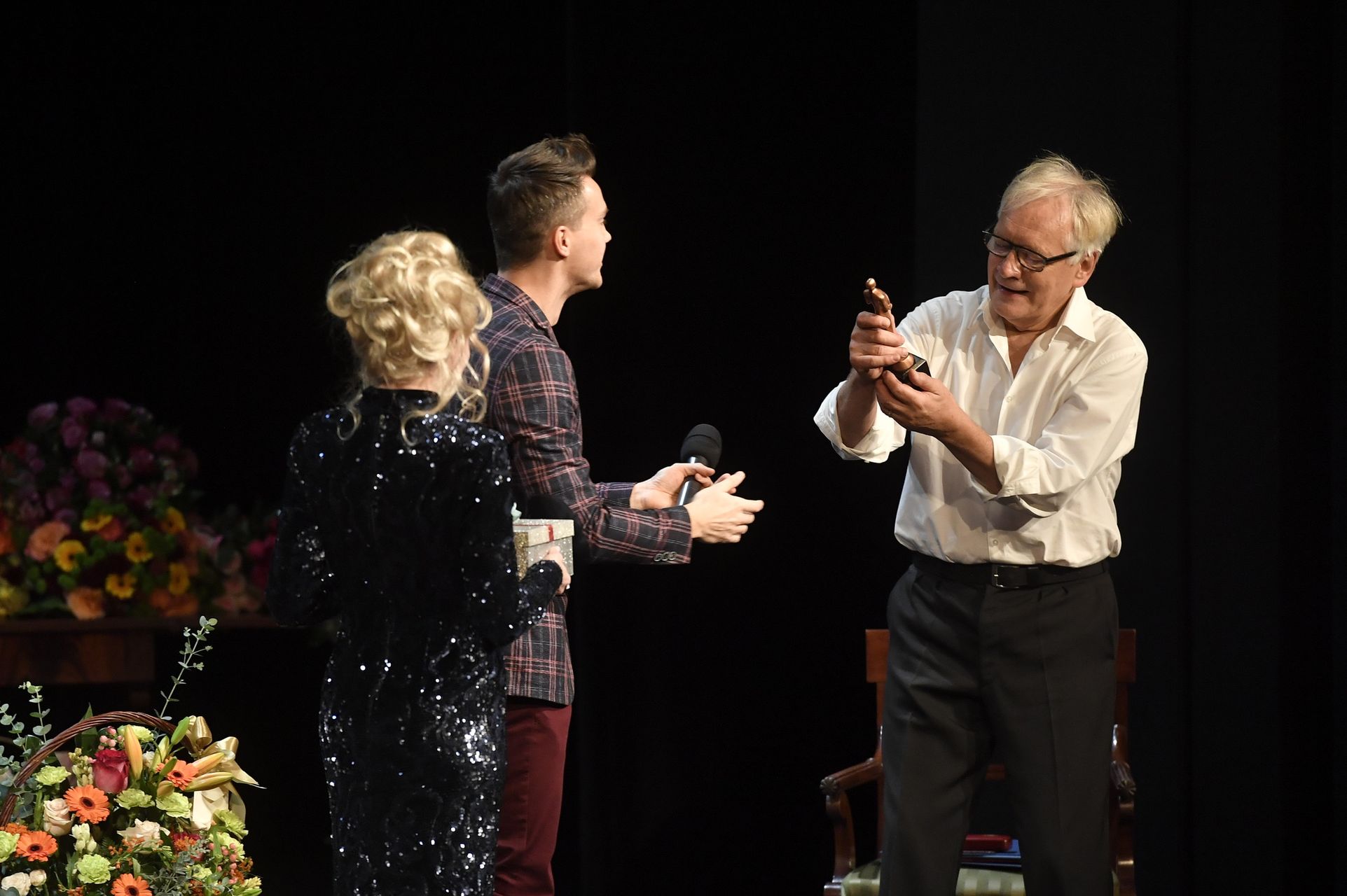 Wojewódzki, Tusk i Żebrowscy na 50-leciu pracy Andrzeja Seweryna (ZDJĘCIA)