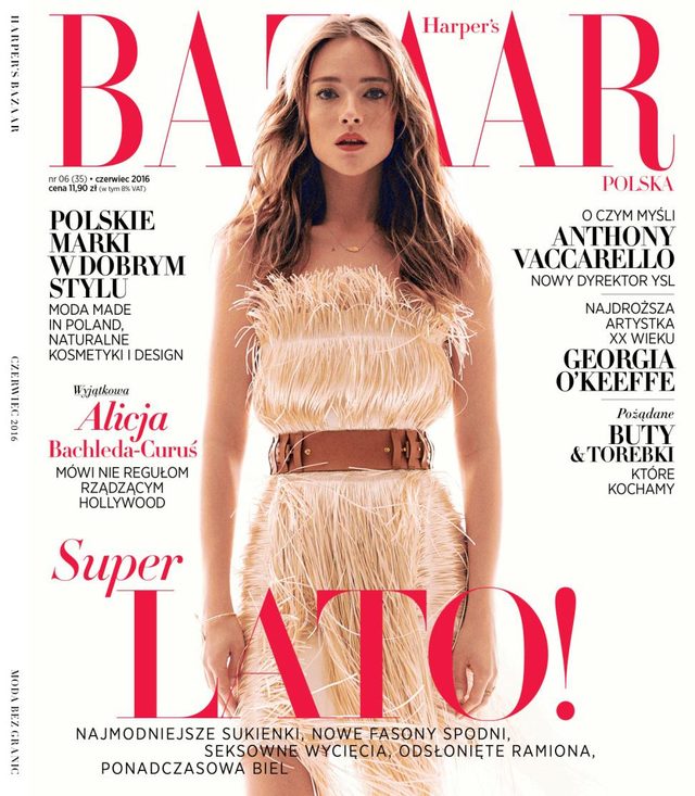Alicja Bachleda-Curuś w nowym Harper's Bazaar