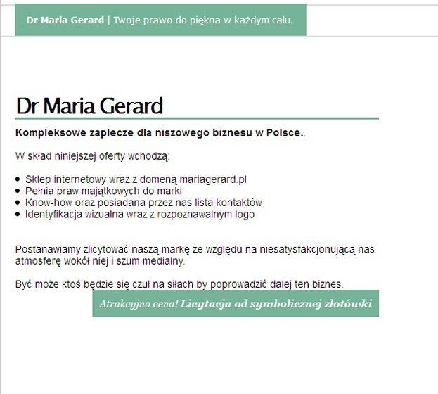 Marka reklamująca krem do rozjaśniania odbytu - na sprzedaż Marka reklamująca krem do rozjaśniania odbytu - na sprzedaż