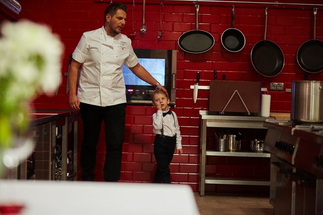 Modest Amaro zabrał synka do Hell's Kitchen (FOTO)